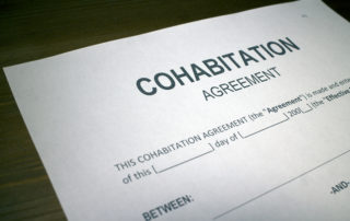 Cohabitation agreements