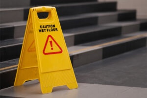 Slip and fall accidents at work image