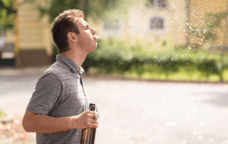 is spitting on someone